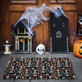 Dansende skeletten Halloween of Dag van de Doden Deurmat