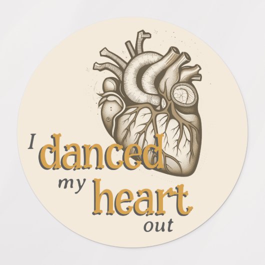 Dansende skeletten Hallowe'en Participatie Sticker (Design 2)