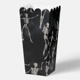 Dansende Skeletten Halloween Popcorn Bedankdoosjes