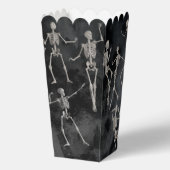 Dansende Skeletten Halloween Popcorn Bedankdoosjes (Voorkant)