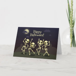 Dansende Skeletten Kaart