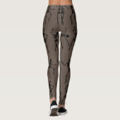 Dansende skeletten leggings (Achterkant)