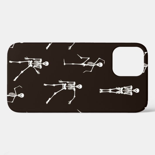 Dansende skeletten naadloos patroon Case-Mate iPhone case (Achterkant (horizontaal))