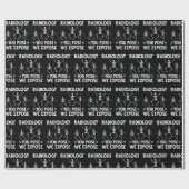 Dansende skeletten Radiologische Humor Cadeaupapier (Vlak)