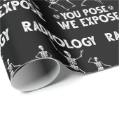 Dansende skeletten Radiologische Humor Cadeaupapier (Rol Hoek)