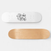 Dansende skeletten schaats board persoonlijk skateboard (Horizontaal)