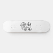 Dansende skeletten schaats board persoonlijk skateboard (Horizontaal)