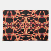 Dansende skeletten schotel handdoek (Horizontaal)