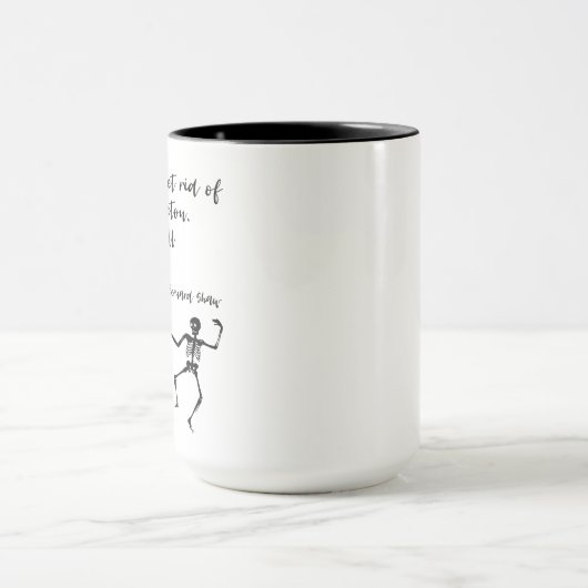 Dansende skeletten, Shaw Quote Mok (Midden)