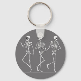 Dansende skeletten sleutelhanger
