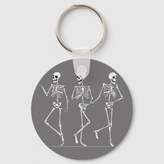 Dansende skeletten sleutelhanger