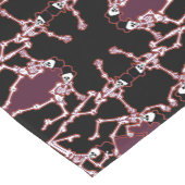 Dansende skeletten Spooky Fun Table Runner Korte Tafelloper (Hoek)