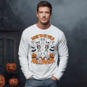 Dansende Skeletten Wild Halloween Tri-Blend Shirt