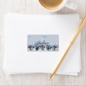 Dansende Snowmen Gift Labels (Insitu)