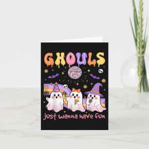 Dansende spookgeesten willen gewoon plezier hebben kaart