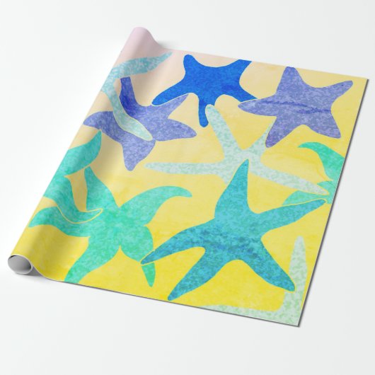 Dansende stapelvis-pakpapier cadeaupapier (Uitgerold)