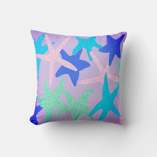 Dansende Starfish Sierkussen (Voorkant)