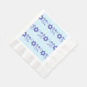 Dansende ster van David op wolken Servet (Hoek)