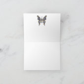 Dansende Swallowtail Butterfly Quilt Pattern Kaart (Binnen)