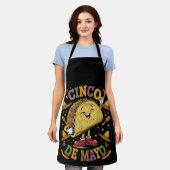 Dansende Taco Grappig Cinco De Mayo Feest Partij Schort (Gedragen)
