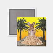 Dansende teckel magneet (Voorkant / Achterkant)