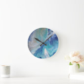 Dansende tinten ronde klok (Huis)