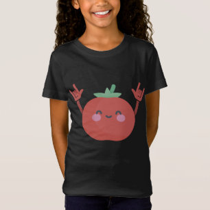 Dansende tomaat Grappige vegan fruit lover dans zo T-shirt