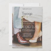 Dansende Trouw Uitnodiging (Voorkant)