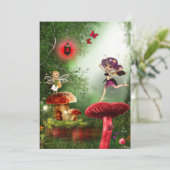 Dansende tuinbossen pixy fairies Blank Kaart (Staand voorkant)
