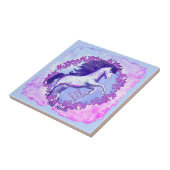 Dansende Unicorn Tegeltje (Zijkant)