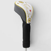 Dansende Valentijnse  Vector Design Golfheadcover (Schuin)