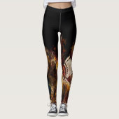 Dansende veren leggings (Voorkant)