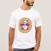 Dansende vibes panda t-shirt (Voorkant)