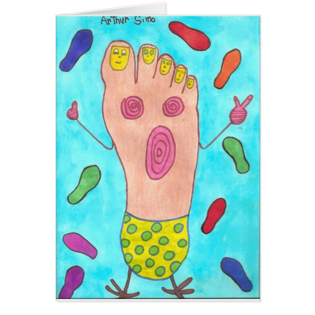 Dansende voet (Voorkant)