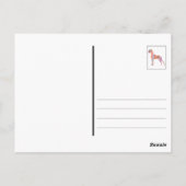 Dansende Vos Happy Verjaardag Aangepaste Tekst Briefkaart (Achterkant)