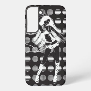 dansende vriendin in het donker samsung galaxy hoesje
