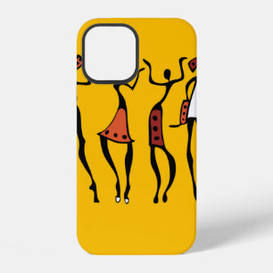Dansende vrouw in traditionele etnische stijl naad iPhone 12 hoesje