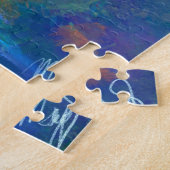Dansende vrouw met paraplu puzzel (Zijkant)