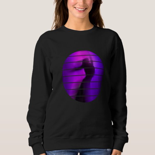 Dansende vrouw silhouet trui (Voorkant)