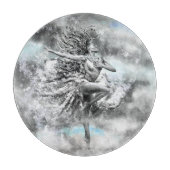 Dansende vrouw snijplank (Voorkant)