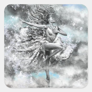 Dansende Vrouw Sticker