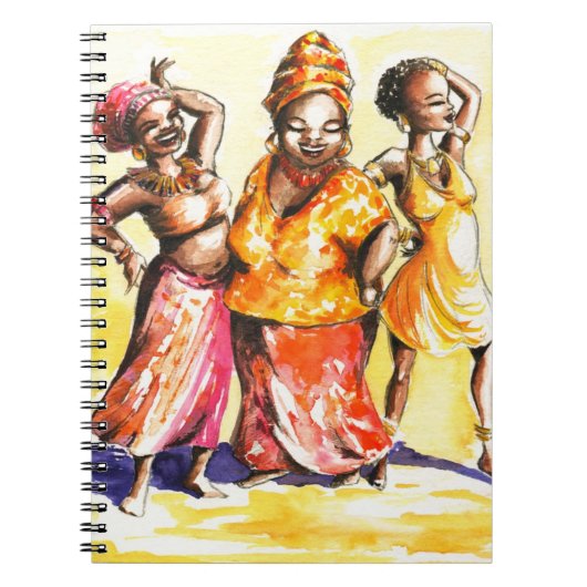 Dansende vrouwen notitieboek (Voorkant)