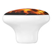 Dansende vuurkeramische knop (Zijkant)