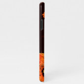 Dansende vuurvogels Abstract Art Glossy iPhone Hoesje (Rechterkant)