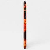 Dansende vuurvogels Abstract Art Glossy iPhone Hoesje (Linkerkant)