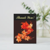 Dansende Vuurvogels Dank u Briefkaart (Staand voorkant)