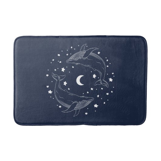 Dansende walvissen badmat (Voorkant)