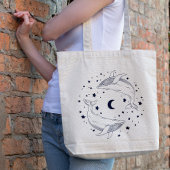 Dansende walvissen tote bag