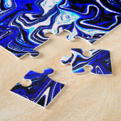 Dansende waterspiraalkunst legpuzzel (Zijkant)