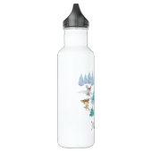 Dansende Waterverf met Kerstmis bij bosdieren Waterfles (Links)